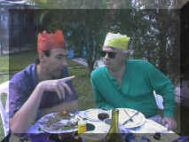 If he gets any closer, I'm going to stick my finger up his nose