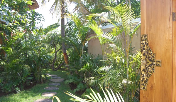 Gate to garden entrance