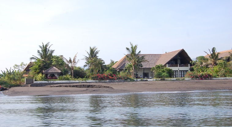 View of Villa from the sea